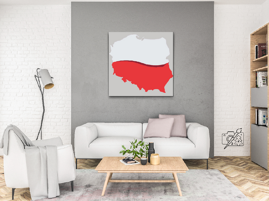 Paint by Numbers - Kort over Polen