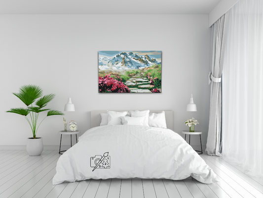 Paint by Numbers - Bjergsti