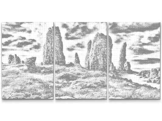 Mal-med-prikker - Ruins (sæt af 3)