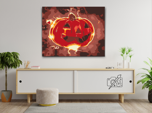 Paint by Numbers - Halloween Græskar
