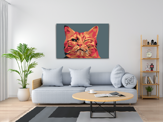 Paint by Numbers - Vector Cat