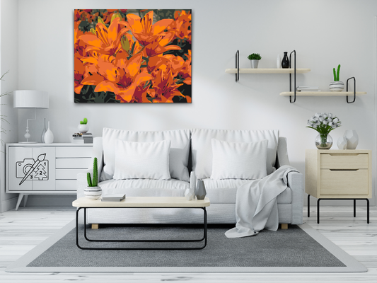 Paint by Numbers - Orange liljer