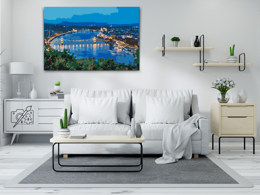 Paint by Numbers - Budapest-udsigt