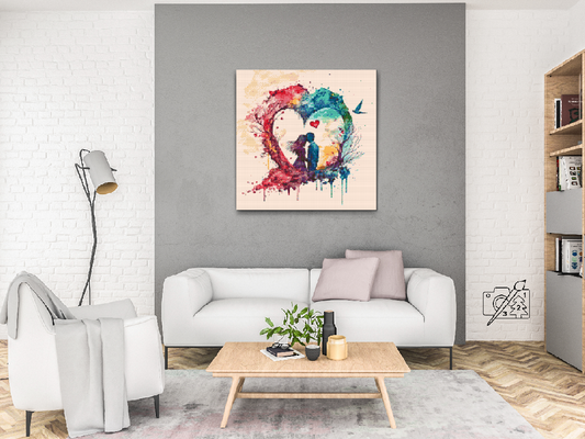Diamond Painting - Romantik i hjertet