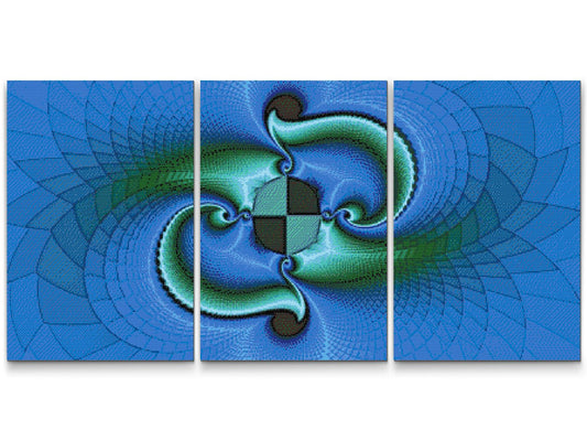 Diamond Painting - Abstrakt design (sæt af 3)
