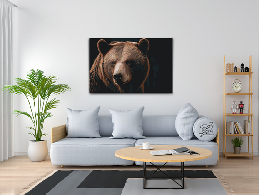 Paint by Numbers - Grizzlybjørn