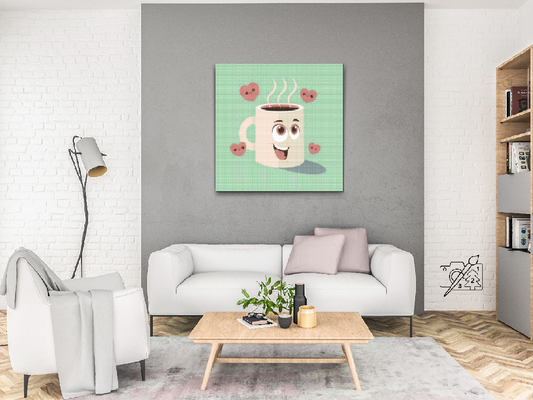 Diamond Painting - Kærlighed til kaffe