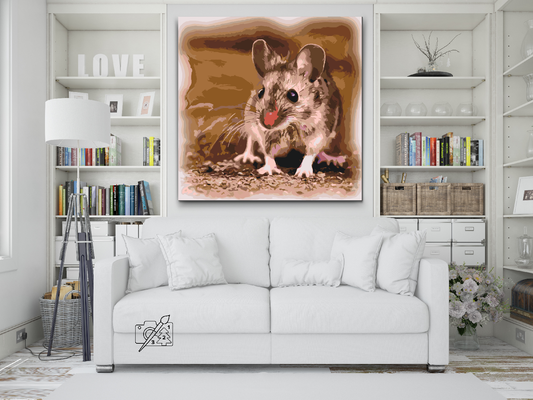 Paint by Numbers - Lille Hamster