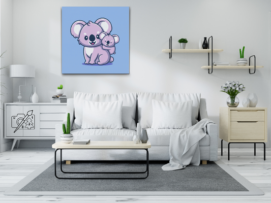 Paint by Numbers - Mama koala