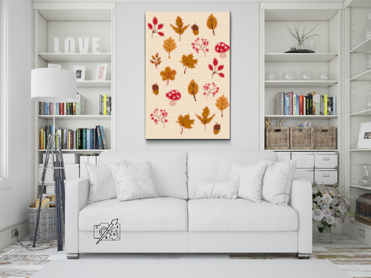 Diamond Painting - Efterårsbaggrund