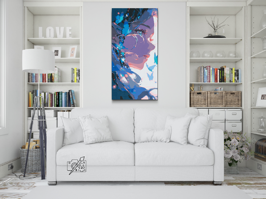 Paint by Numbers - Sommerfuglekvinde
