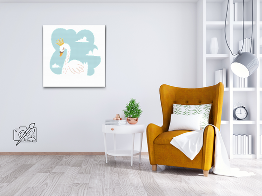 Diamond Painting - Svane, prinsesse