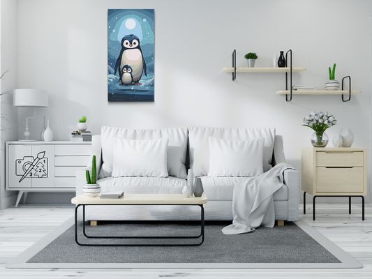 Paint by Numbers - Søde pingviner
