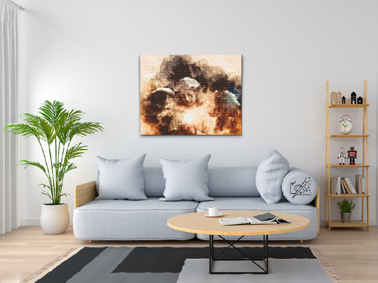 Diamond Painting - Engel med en tåre i ansigtet