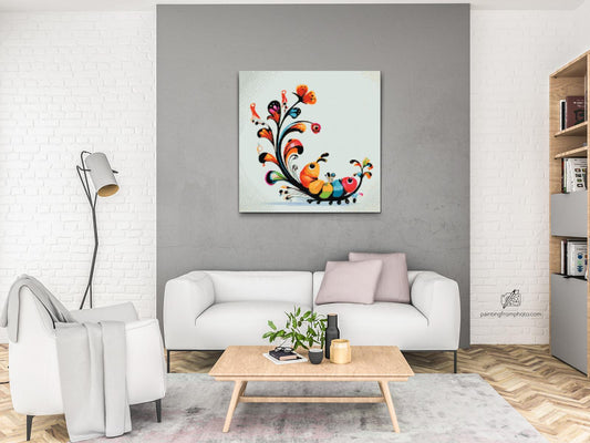 Diamond Painting - Abstrakt larve
