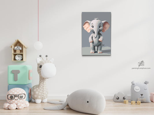 Paint by Numbers - Elefant til børn