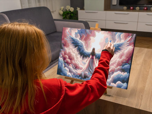 Paint by Numbers - Englevinger