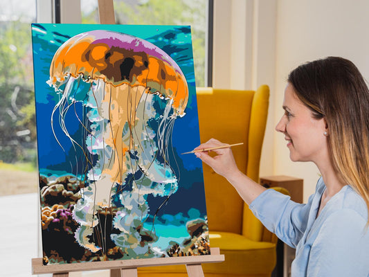 Paint by Numbers - Vandmænd i havet