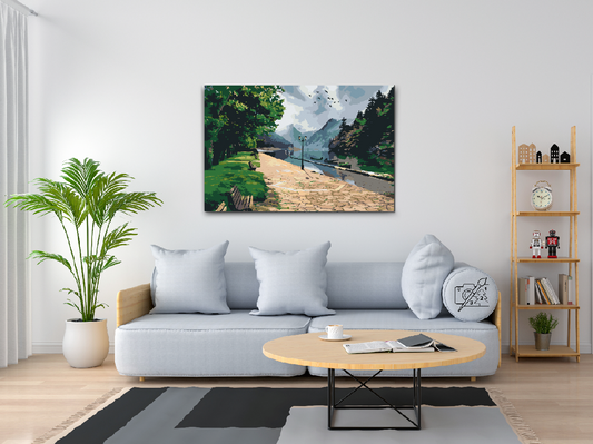 Paint by Numbers - Park ved floden