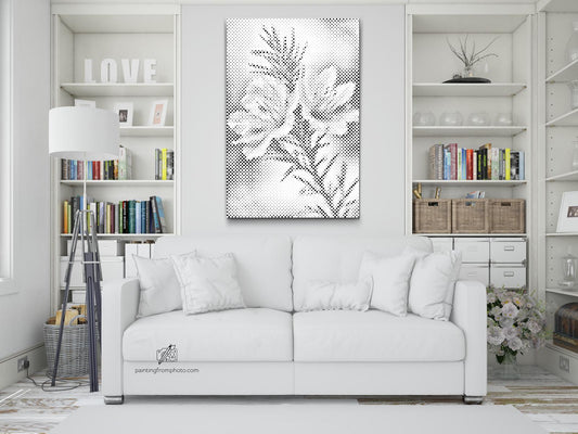 Mal-med-prikker - Rosmarinblomst