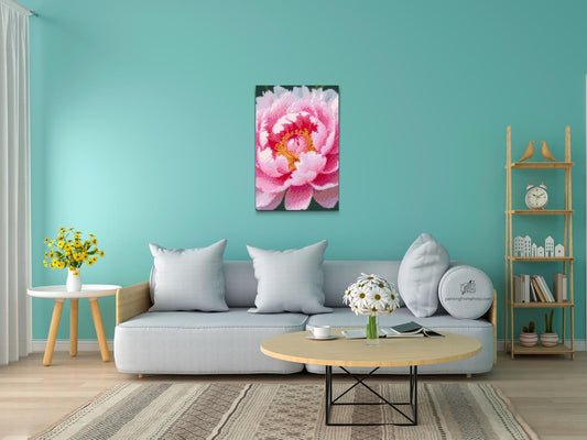 Diamond Painting - Pæonblomst