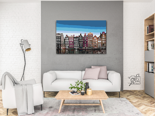 Paint by Numbers - Huse i Amsterdam 2