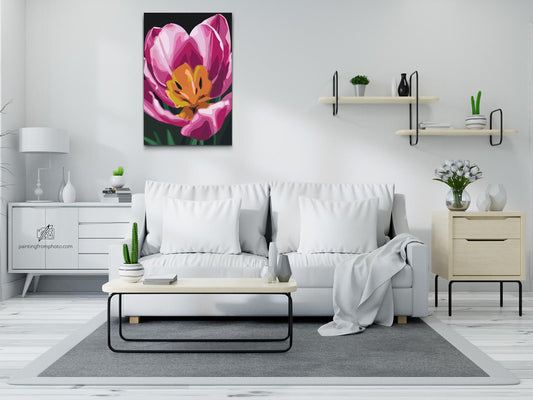 Paint by Numbers - Tulipanblomst