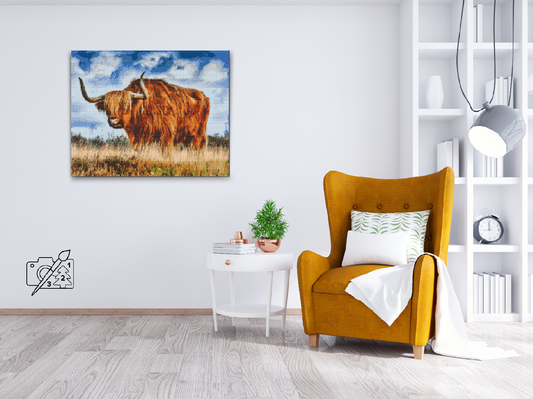 Diamond Painting - Tyr på græsmark