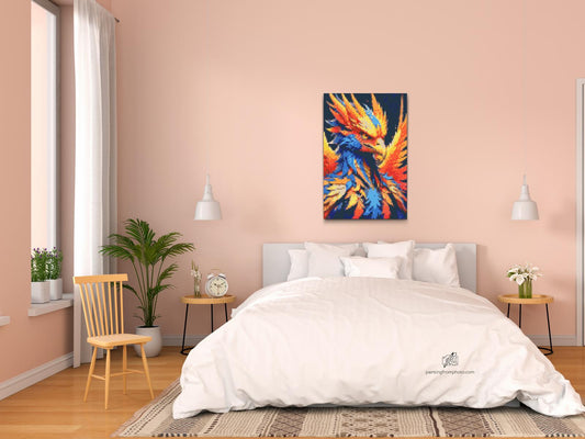 Diamond Painting - Farverig føniks