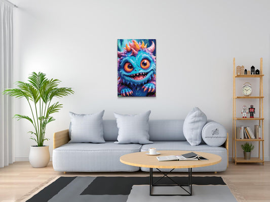 Diamond Painting - Sødt monster fra en fantastisk skov