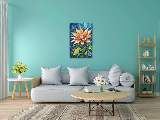 Diamond Painting - Magisk blomst