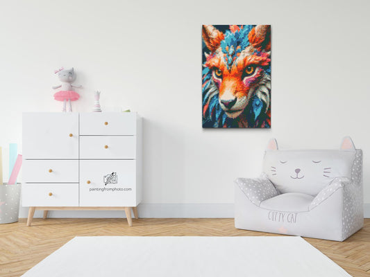 Diamond Painting - Magisk ræv fra skoven