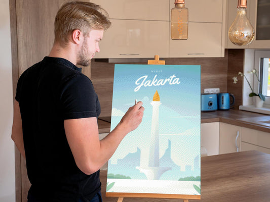 Diamond Painting - Jakarta, Indonesien