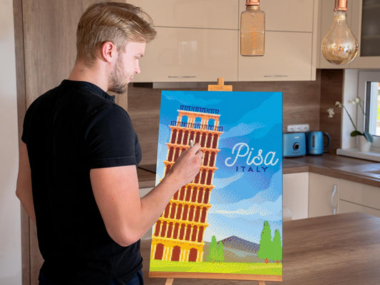 Diamond Painting - Pisa, Italien