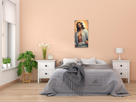 Paint by Numbers - Jesus med solen i baggrunden
