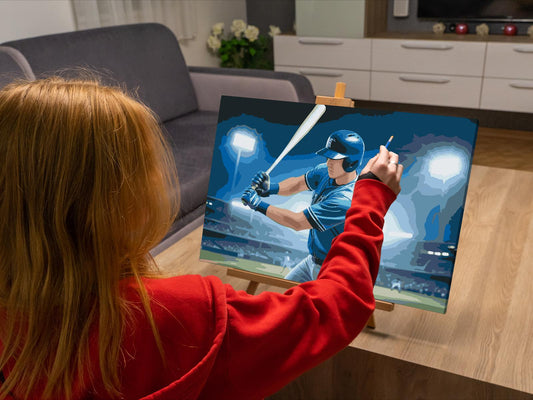Paint by Numbers - Baseball