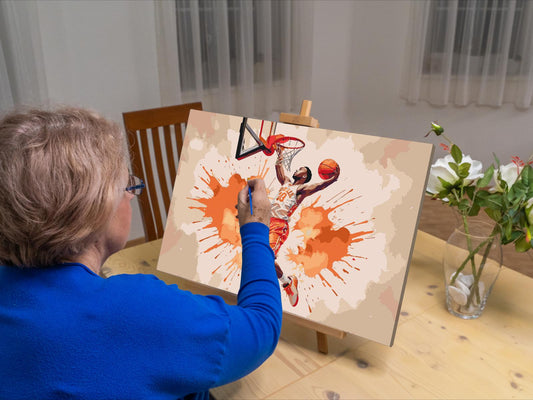 Paint by Numbers - Basketball
