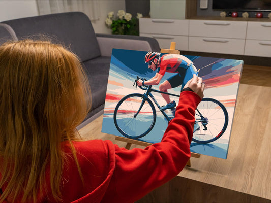 Paint by Numbers - Cyklist