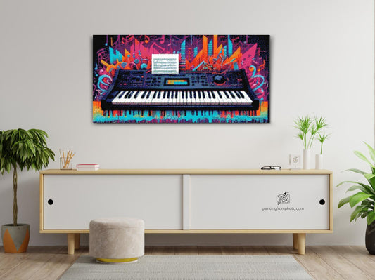 Diamond Painting - Farverige tangenter