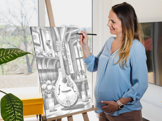 Mal-med-prikker - Mandolin
