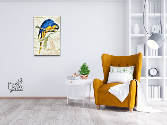 Diamond Painting - Vintage papegøje