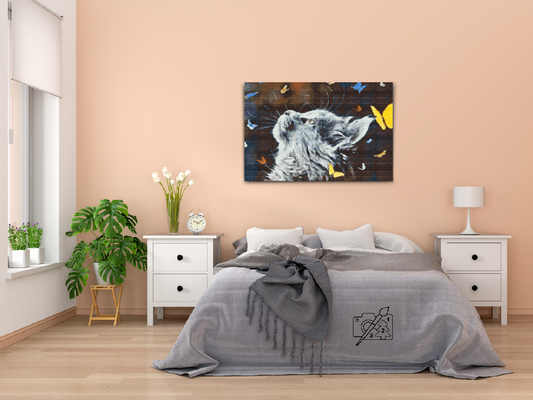 Diamond Painting - Killing blandt sommerfugle