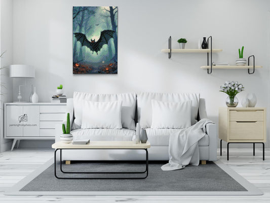 Diamond Painting - Flagermus i skoven