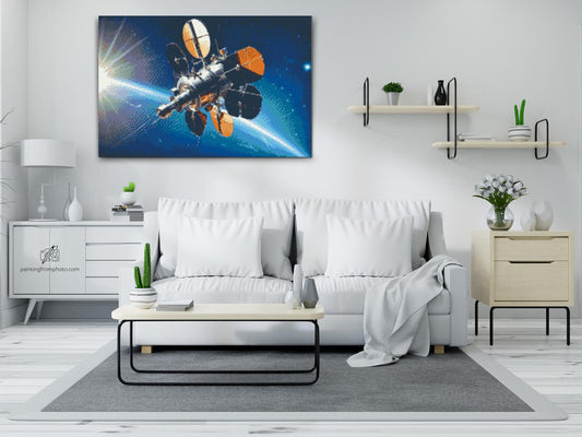 Diamond Painting - Rumsatellit