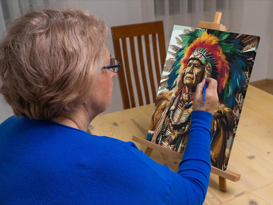 Paint by Numbers - Gammelindianer