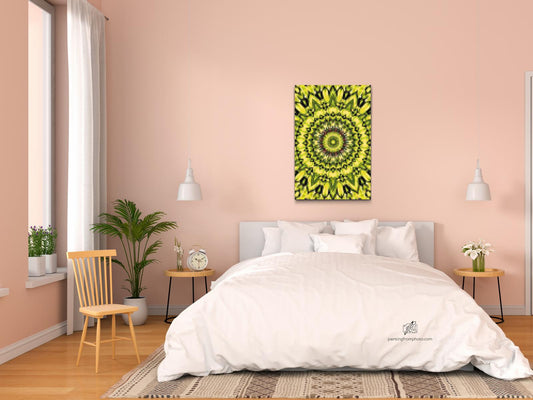 Diamond Painting - Gul-sort Mandala