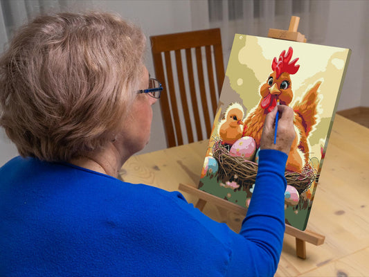 Paint by Numbers - Høns og høns