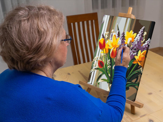Paint by Numbers - Forårsbuket