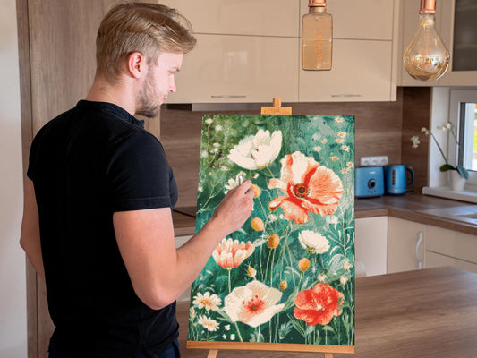 Diamond Painting - Forårsblomster