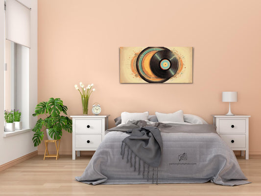 Diamond Painting - Retro vinylplader